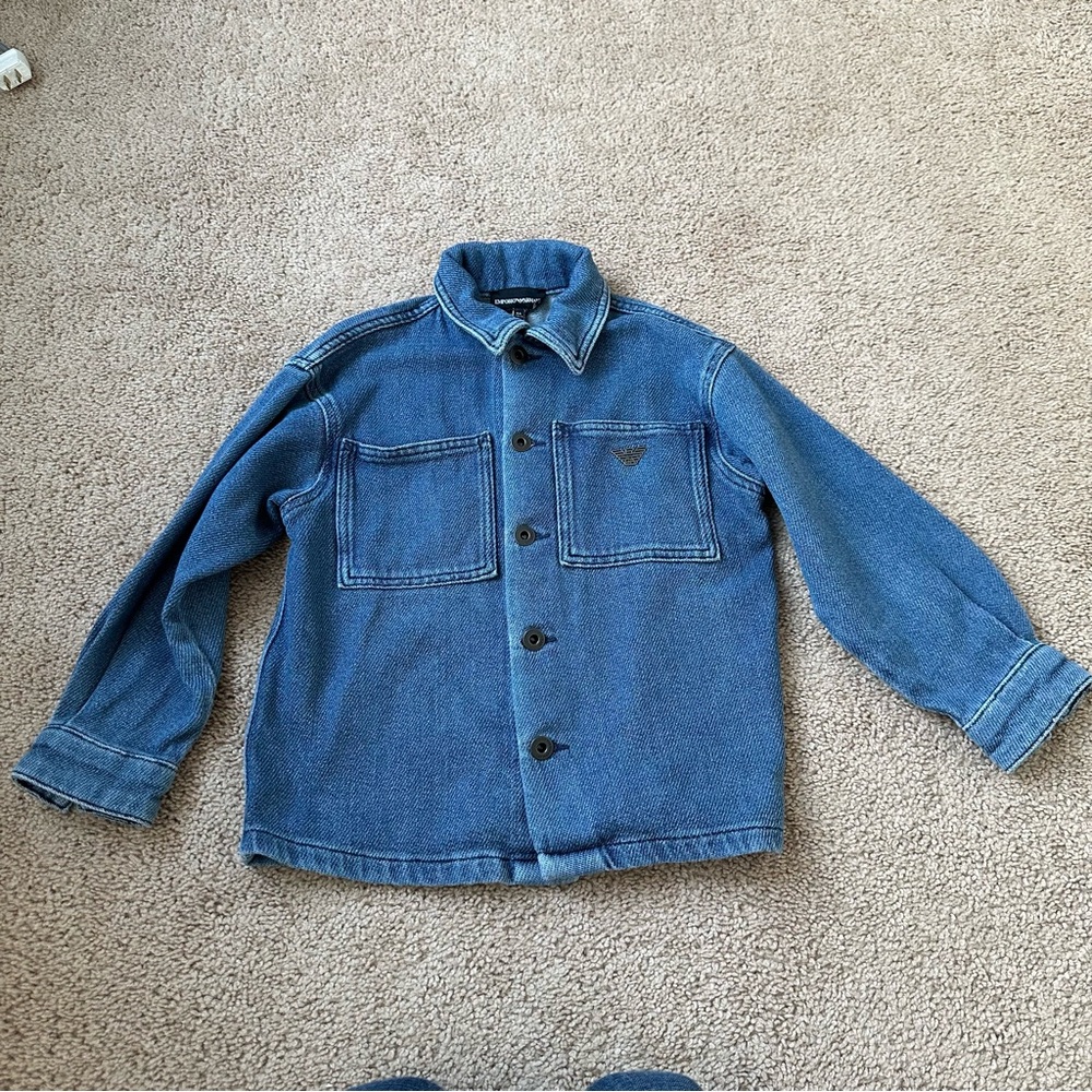 Emporio Armani Indigo Denim Shirt